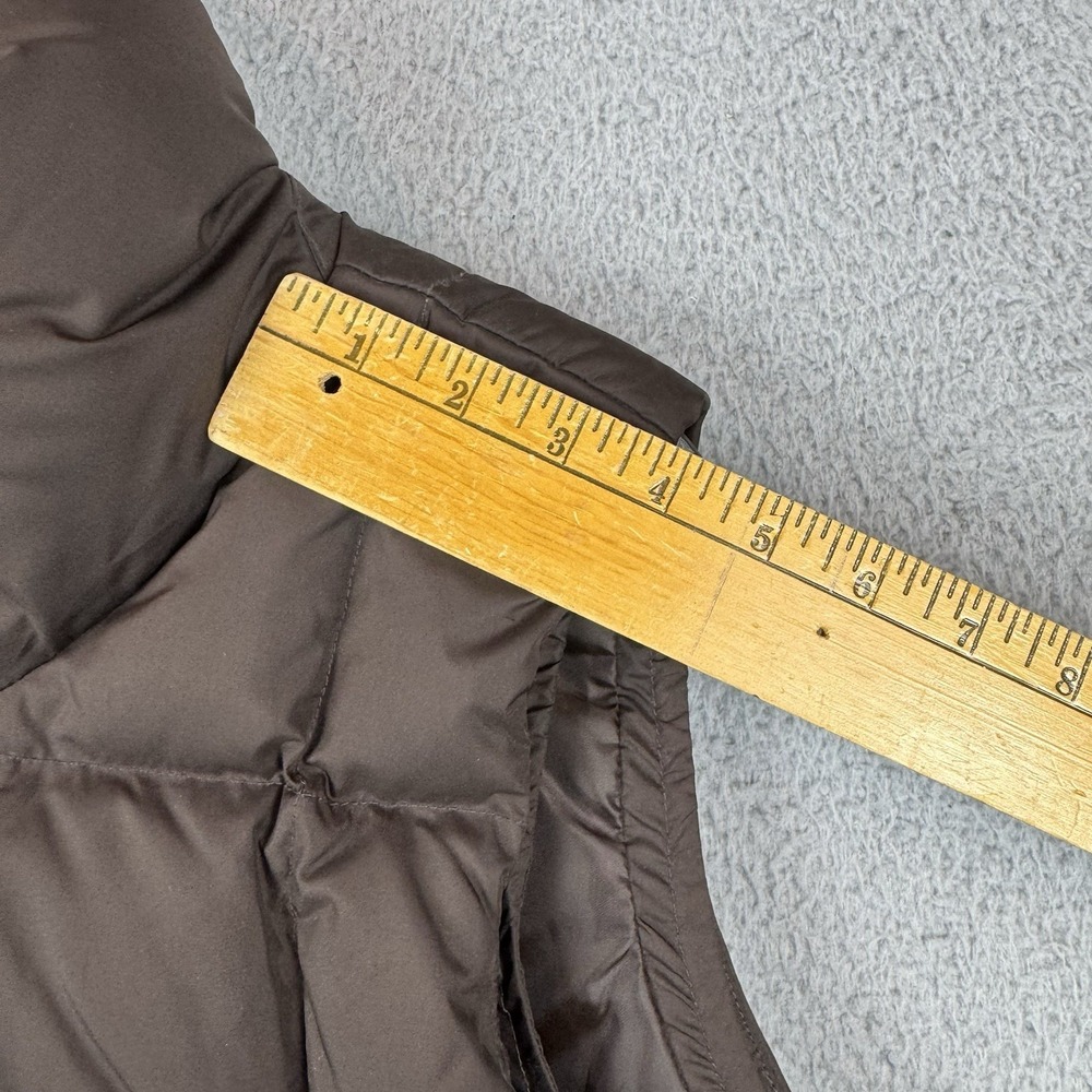 Eddie Bauer Vest Womens Large Brown EB700 Premium Goose Down Puffer Quilted - Picture 12 of 16